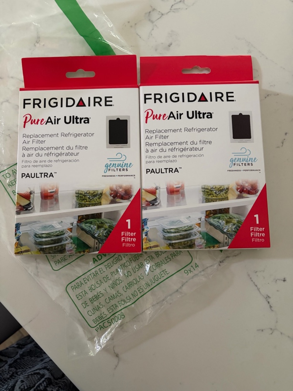 Frigidaire PureAir Ultra - PAULTRA Refrigerator Air Filter (2 Pack)